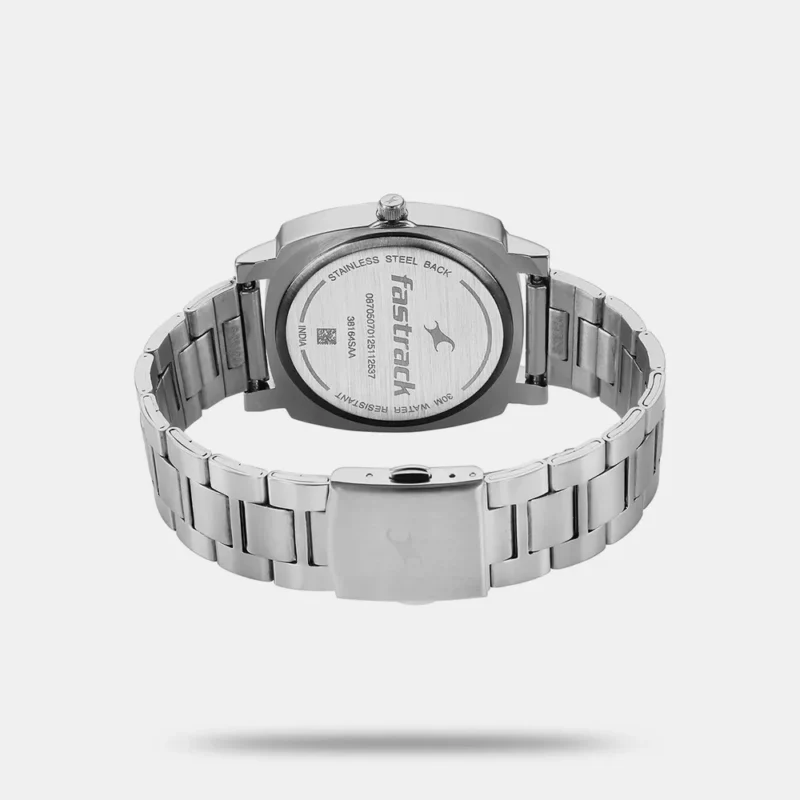 Fastrack Stunners X Quartz Analog Blue Dial Stainless Steel Strap Watch For Guys 38164SM01 - Image 3