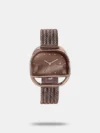 Fastrack Style Up Quartz Analog Silver Dial Rose Gold Stainless Steel Strap Watch For Girls 6307WM01
