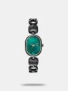 Fastrack Style Up Quartz Analog Mother Of Pearl Dial Rose Gold Metal Strap Watch For Girls 6309WM01