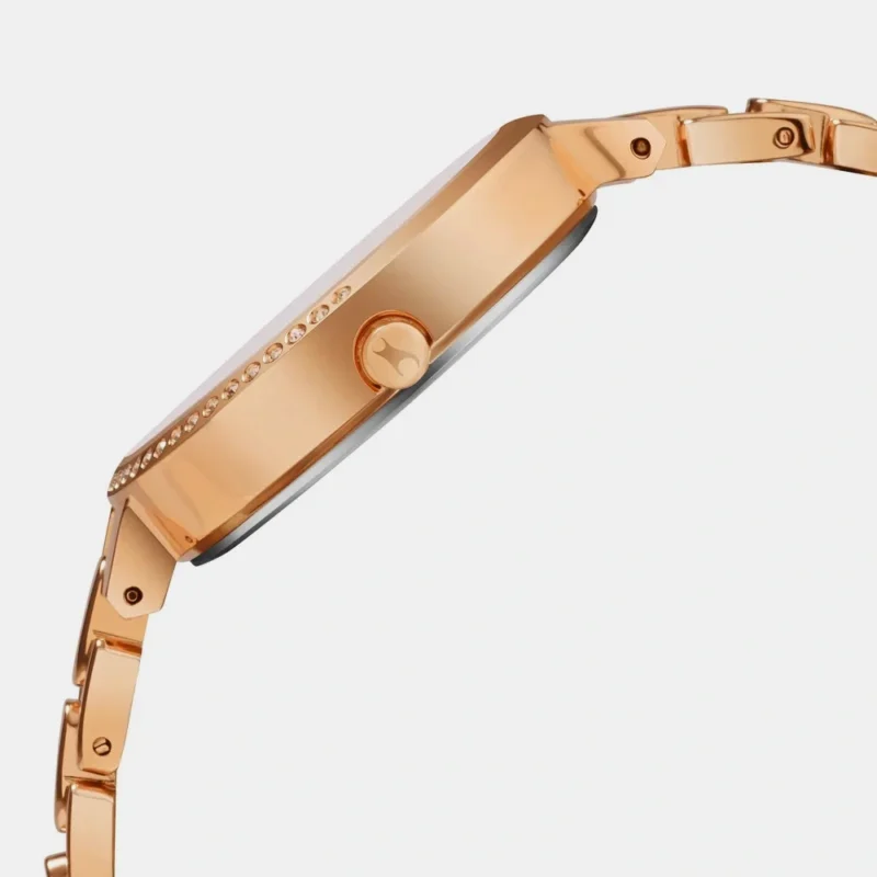 Fastrack Pulse Quartz Analog Rose Gold Dial Metal Strap Watch For Girls 6311WM01F - Image 5