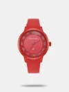 Make a bold impression with this sophisticated watch. The square dial features a classic 3-hand movement, with glow-in-the-dark indices, along with a colourblocked face. Designed for both style and durability, the watch offers water resistance up to 30 meters and is equipped with a robust metal strap, secured with a fold-over deployment clasp closure for a comfortable fit.