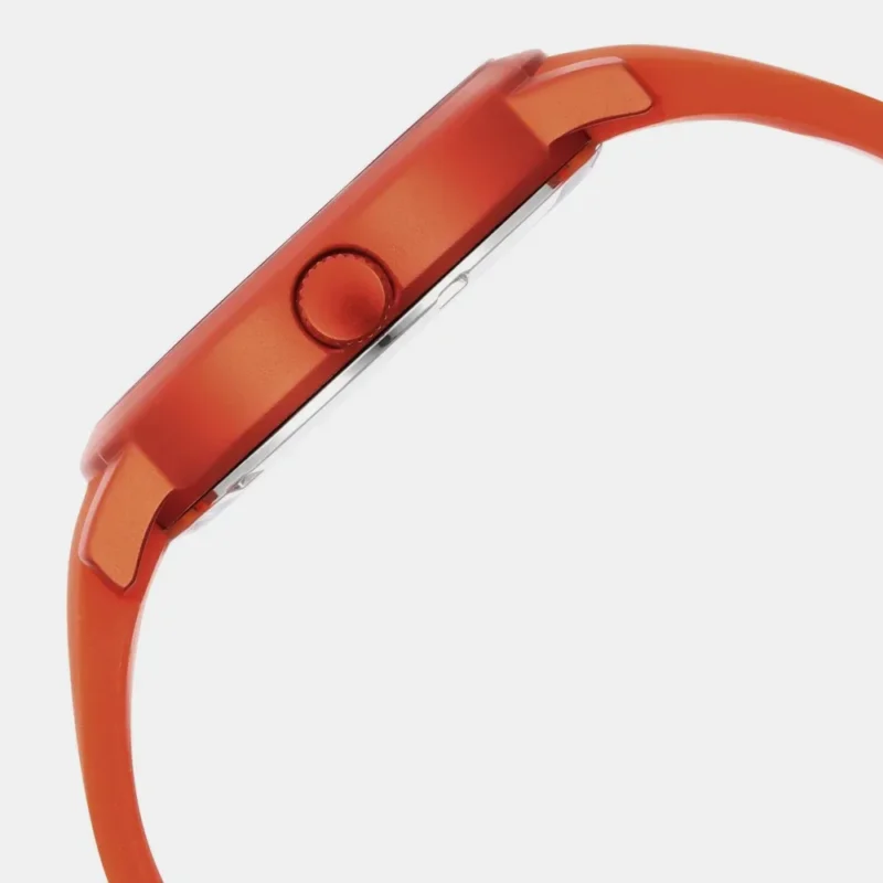 Fastrack Pop Colours Orange Dial Silicone Strap Watch for Girls 68025AP03 - Image 4