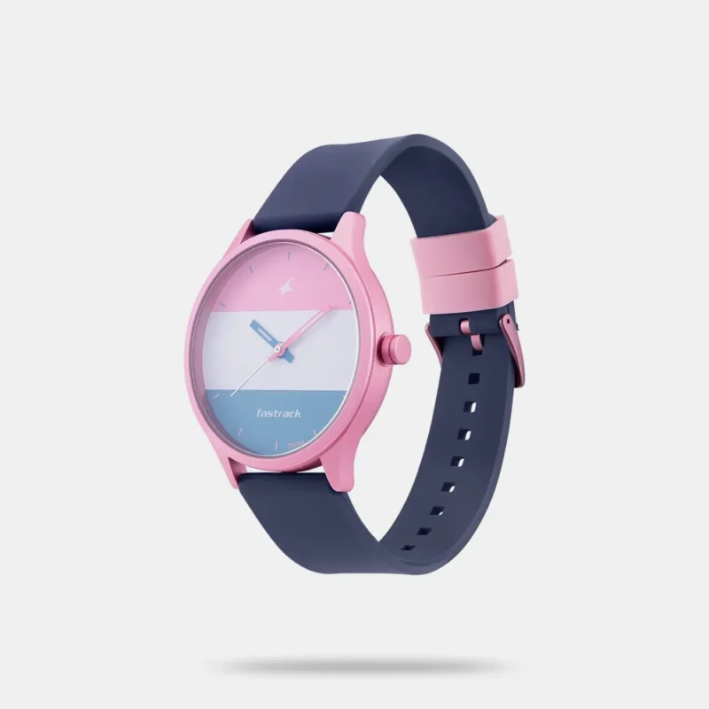 Fastrack Topicals Quartz Analog Multicoloured Dial Silicone Strap Unisex Watch 68031AP03 - Image 2