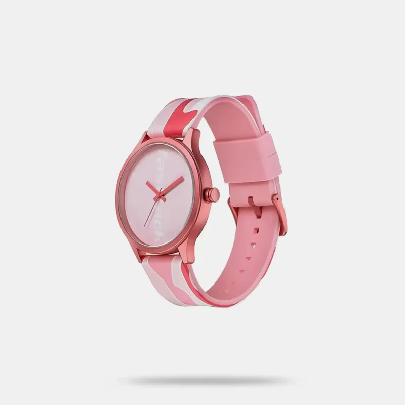 Fastrack Topicals Quartz Analog Pink Dial Silicone Strap Unisex Watch 68031AP07 - Image 2