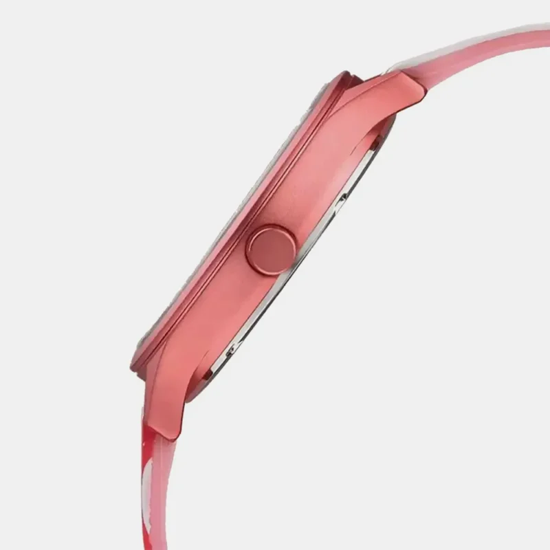 Fastrack Topicals Quartz Analog Pink Dial Silicone Strap Unisex Watch 68031AP07 - Image 4