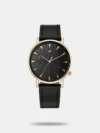 This sleek analog watch features a stainless steel mesh strap with a convenient sliding buckle for a secure fit. The round dial showcases minimalist dot hour markers for a stylish yet simple design. With a 30m water resistance, it’s built to handle daily wear easily.