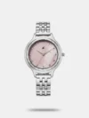 Designed to suit the preference of urban women, this watch from the collection by Fastrack is sure to make a style statement. Secured by a Mineral glass, the Green round dial is protected in a case. It exhibits crown for time adjustment. The stainless steel strap flaunts a silver hue that accentuates the look of the watch. Moreover, it is fitted with a fold-over clasp with double push button safety clasp to ensure a secure fit on the wrist.