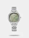 Designed to suit the preference of urban women, this watch from the collection by Fastrack is sure to make a style statement. Secured by a Mineral glass, the Blue round dial is protected in a case. It exhibits crown for time adjustment. The stainless steel strap flaunts a silver hue that accentuates the look of the watch. Moreover, it is fitted with a fold-over clasp with double push button safety clasp to ensure a secure fit on the wrist.