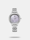 Designed to suit the preference of urban women, this watch from the collection by Fastrack is sure to make a style statement. Secured by a Mineral glass, the Green round dial is protected in a case. It exhibits crown for time adjustment. The stainless steel strap flaunts a silver hue that accentuates the look of the watch. Moreover, it is fitted with a fold-over clasp with double push button safety clasp to ensure a secure fit on the wrist.