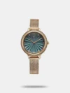 A refined accessory, this analog watch blends contemporary design with timeless appeal. It features a 3D pinwheel detailed round dial with dot hour markers for a modern, distinctive look. The leather strap with a tang buckle offers a secure and comfortable fit. With 30m water resistance, it’s perfect for daily wear.