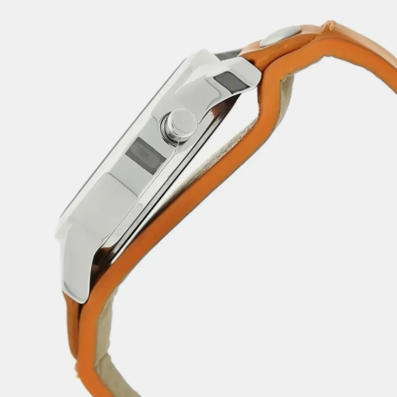 Fastrack Motorheads Quartz Analog White Dial Leather Strap Watch for Girls NK6156SL02 - Image 4