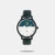 Simple, yet trendy, this watch is an ode to minimalistic fashion. The bi-colour dial embraces a dark, teal leather strap. This watch is sure to draw all eyes to you.