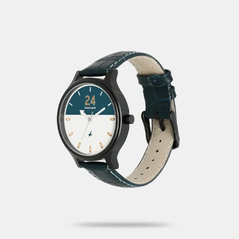 Fastrack Road Trip Quartz Analog Bicolour Dial Leather Strap Watch for Girls NM6189NL01 - Image 2