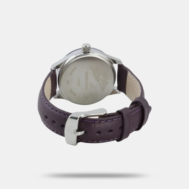 Fastrack Quartz Analog Purple Dial Leather Strap Watch for Girls NN6078SL05 - Image 3