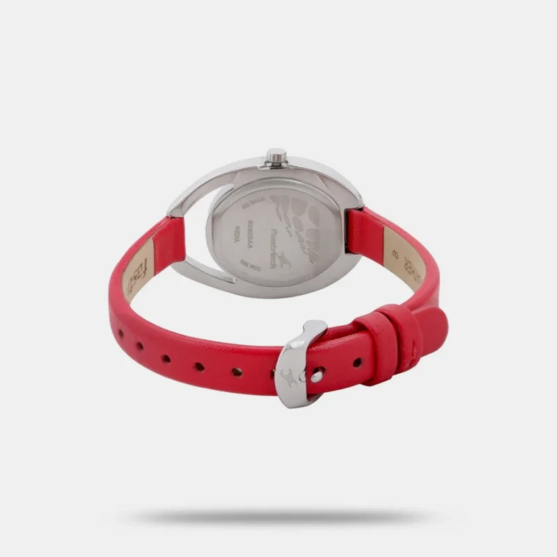 Fastrack Quartz Analog Silver Dial Leather Strap Watch for Girls NN6090SL01 - Image 3