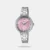With 30m water-resistance, bold Roman numerals. and a multi-faceted mineral glass dial, this analog watch tosses a graceful style into the mix to capture the season’s true designing spirit.