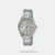 Make your presence felt with this classy timepiece. A round dial housing a plain 3 hands mechanism with stick indices finished with a date window makes this an enigmatic piece. The watch also features water resistance up to 50 meters and a sturdy metal strap with a push-over deployment clasp closure that ensures a secure fit.