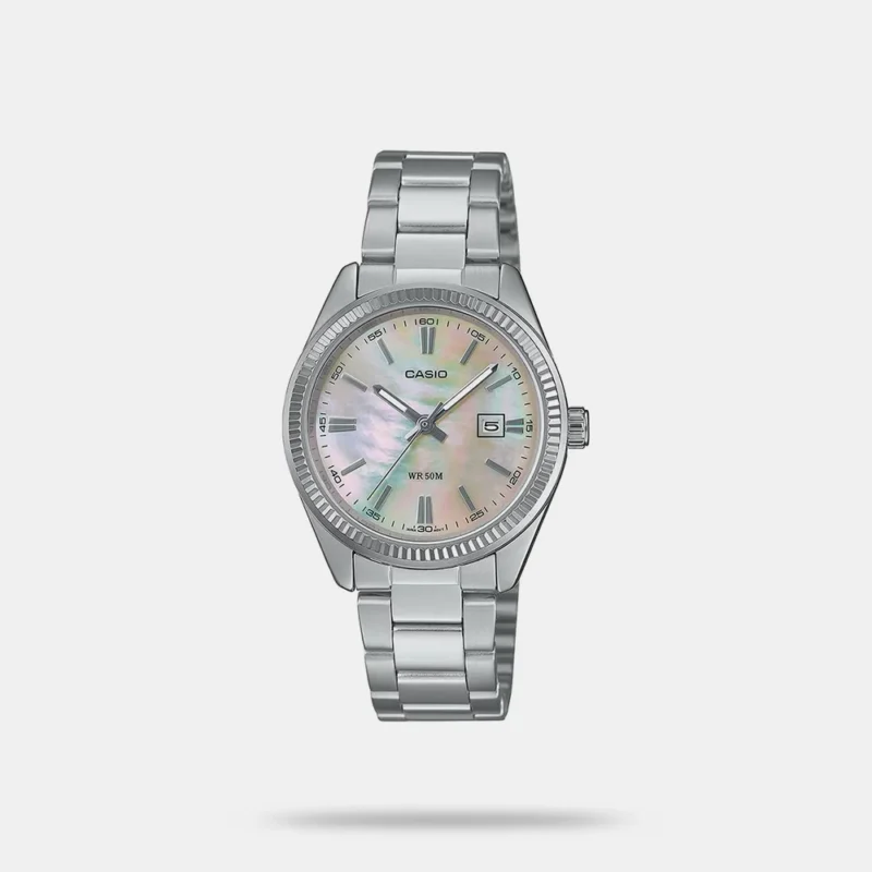 Casio Enticer Ladies LTP-1302DS-4AVDF Analog White Dial Women - A2364