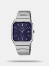 The Casio MTP-B185D-2A2VDF is a refined timepiece designed for the modern man who appreciates clean lines and effortless style. Featuring a striking blue dial housed in a durable stainless steel case, this watch pairs bold color with classic analog design for a timeless look.  Whether you're heading to the office or out for a casual evening, its slim profile, reliable quartz movement, and comfortable stainless steel bracelet ensure it's always the right fit. With water resistance for everyday practicality and a date display for added function, this watch balances elegance with utility.  A smart, understated choice for those who value precision and polish in equal measure.