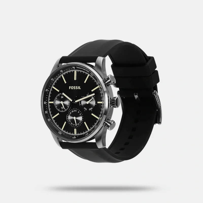 Fossil Sullivan Multifunction Black Silicone Watch - BQ2746 - Image 2