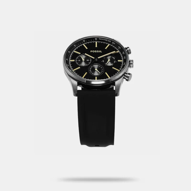 Fossil Sullivan Multifunction Black Silicone Watch - BQ2746 - Image 3