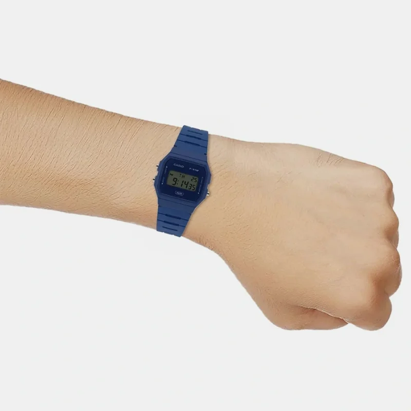 Casio Youth F-91WB-2A1DF Digital Blue Dial Unisex - D371 - Image 5
