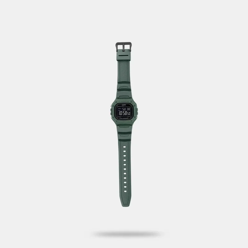 Casio Youth W-218H-3BVDF Digital Black Dial Unisex - D394 - Image 2
