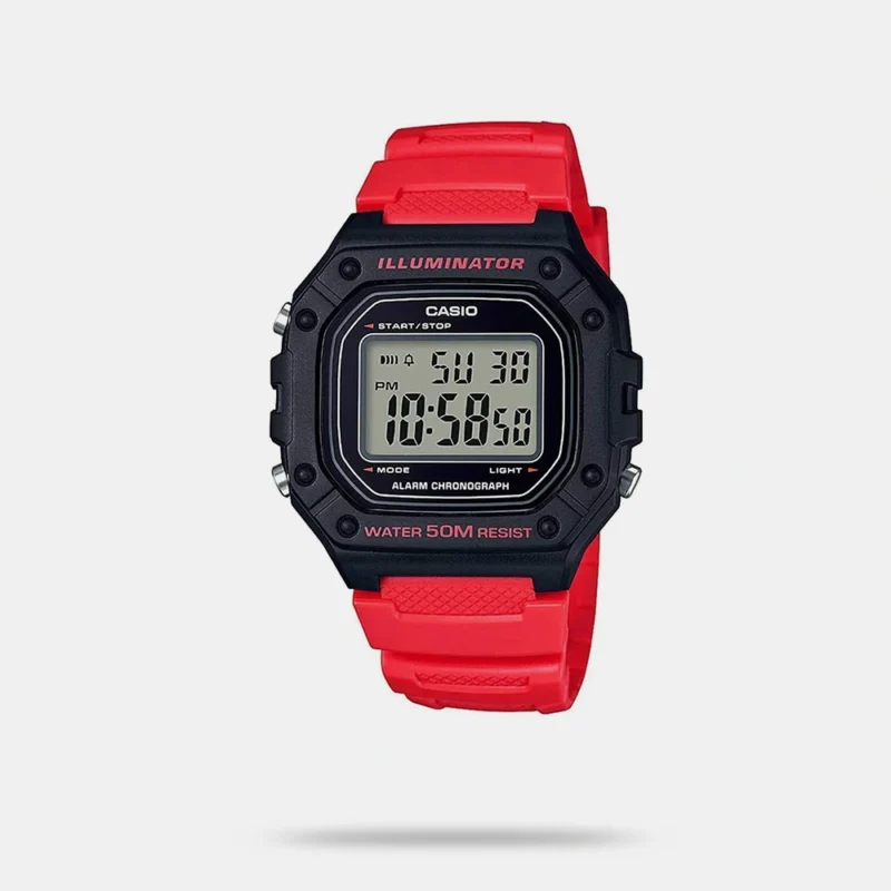 Casio Youth Series Digital Black Dial Men's Watch - W-218H-4BVDF - I111
