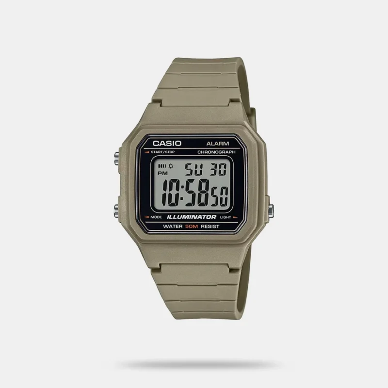 Casio Youth Digital Black Dial Unisex W-217H-5AVDF - I131