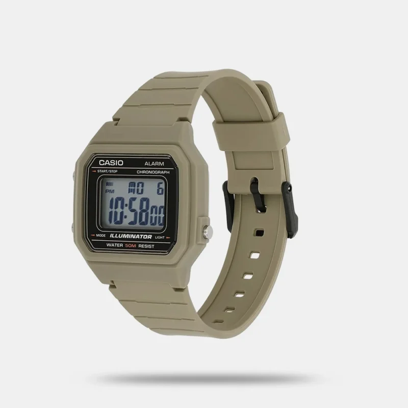 Casio Youth Digital Black Dial Unisex W-217H-5AVDF - I131 - Image 2