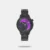 Set your fashion parameters high with this women's analog watch from the Space Rovers collection by Fastrack. Protected by a mineral glass, the purple round dial is housed in a 37 mm case. It exudes plain three hands, star motifs and a crown for time adjustment. The stainless steel strap vaunts a stunning black hue that enhances the look of the watch. Moreover, it is fitted with a push-button clasp that ensures a secure fit on the wrist.