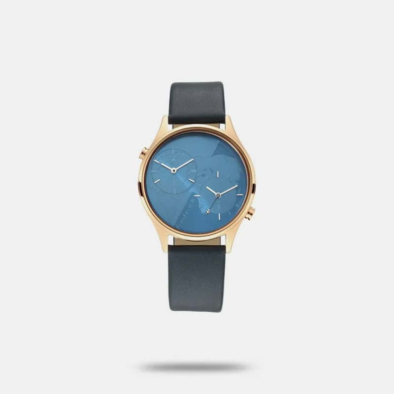 Fastrack Tripster Quartz Analog Blue Dial Leather Strap Watch for Girls - NN6220WL02