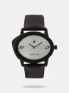 Bust the myth that blue is a colour for boys with this classic timepiece. The silver dial is flanked by a blue bezel ring which adds a pop of colour to any outfit. The combination of sFastrack Tick markings and numbering in blue stands bright on the dial. The classy leather belt looks like croc leather and adds sophistication to your entire look. Pair this with a bodycon dress and some stilettos and watch some jaws drop!