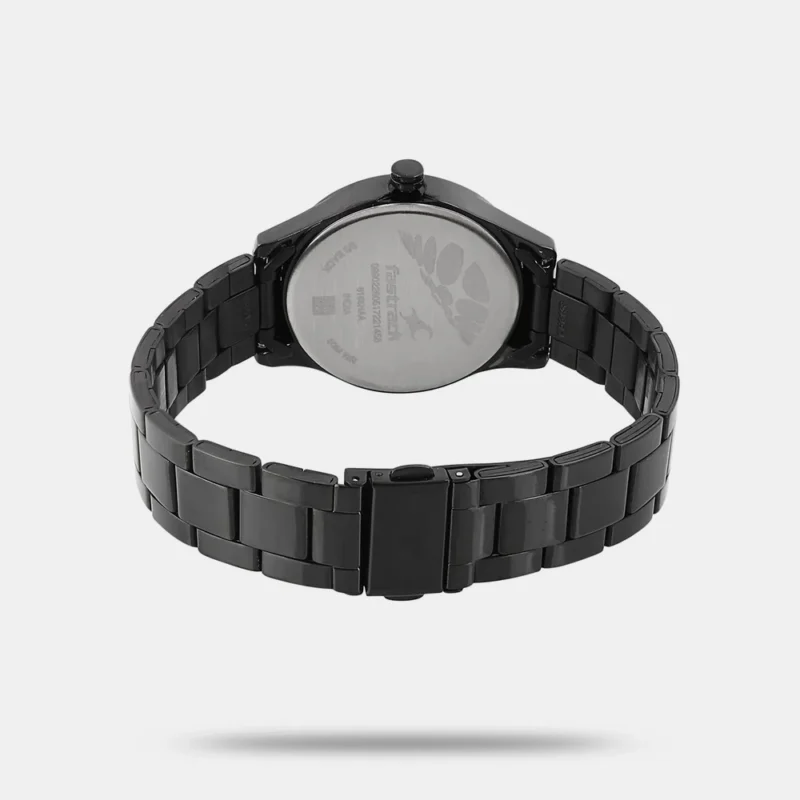 Fastrack All Nighters Quartz Analog Black Dial Metal Strap Watch for Girls - NP6165NM01 - Image 3