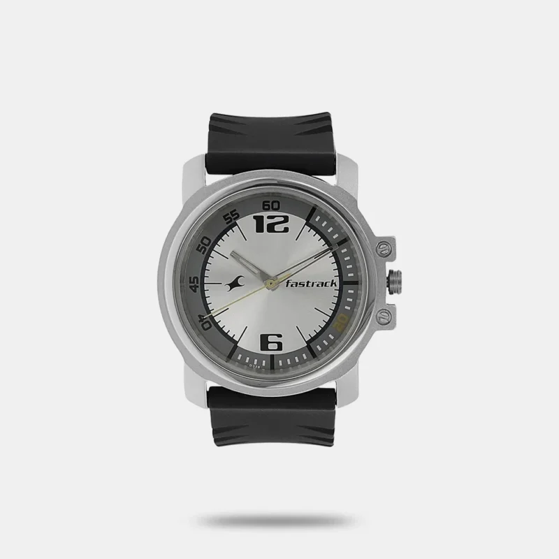 Fastrack Quartz Analog White Dial Plastic Strap Watch for Guys - NR3039SP01