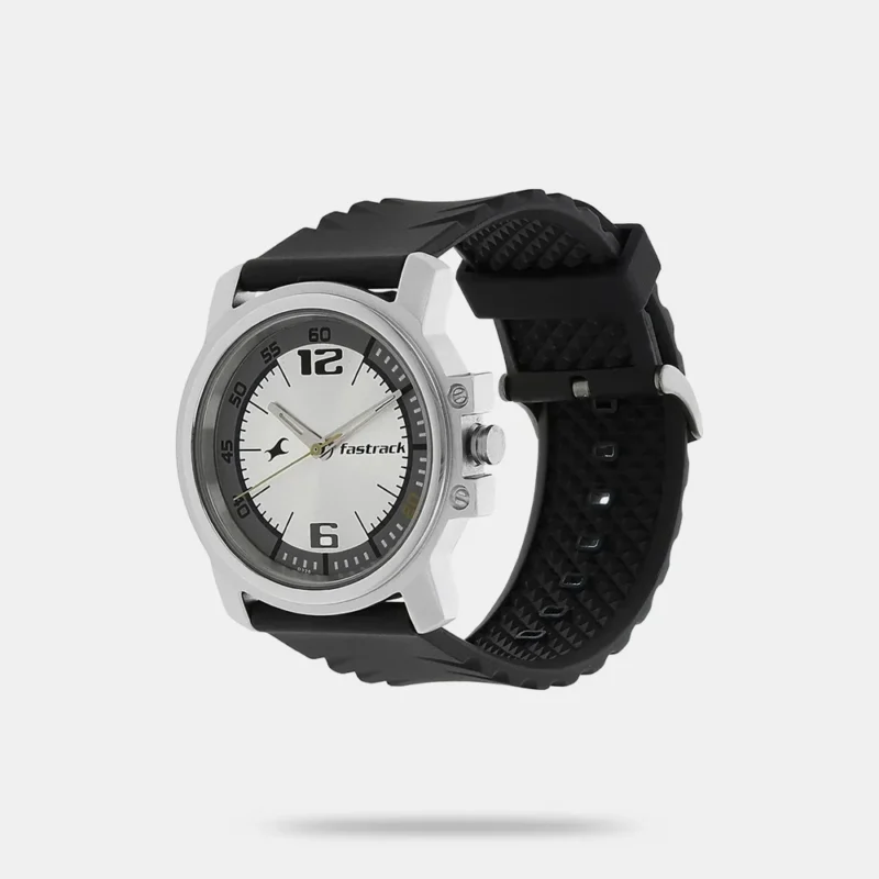 Fastrack Quartz Analog White Dial Plastic Strap Watch for Guys - NR3039SP01 - Image 2