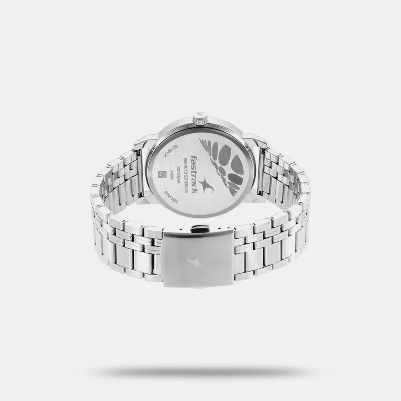 Fastrack Stunners Quartz Analog Green Dial Metal Strap Watch for Guys - NR3278SM01 - Image 4