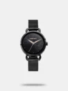 Stylish black watch designed for the evening party look. Wear this black blingy watch with your favorite peplum top to glam up your look.