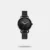 Enchant those nearby with this analog watch from Fastrack. Encased in a 30 mm case, the black round-shaped dial, features a plain 3-hand functionality, quartz movement and a crown for time adjustment. The stainless steel bracelet comes in a black hue that further elevates the look of the watch. Besides, it has a water resistance of up to 30 m and is completed with a hook buckle to ensure a secure fit on the wrist.