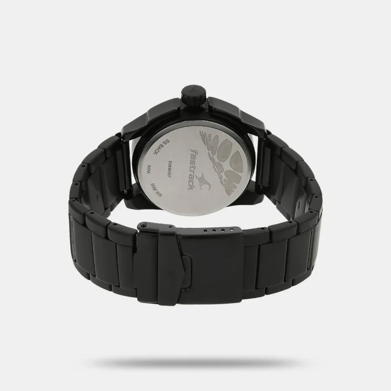 Fastrack Quartz Analog Black Dial Stainless Steel Strap Watch for Guys - NS3089NM01 - Image 3