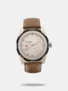 Like living on the fast lane? Then this watch is the perfect fix for your need for speed. Team up with this speedy watch sporting a hybrid metal strap with plastic inserts.