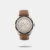 Beef up your look with this watch. The white dial with red accents gives the watch a robust look. The brown leather strap provides a sleek finish to the watch. Pair this timepiece with a fitted t-shirt and a pair of jeans and set out in pursuit of a hunky affair!