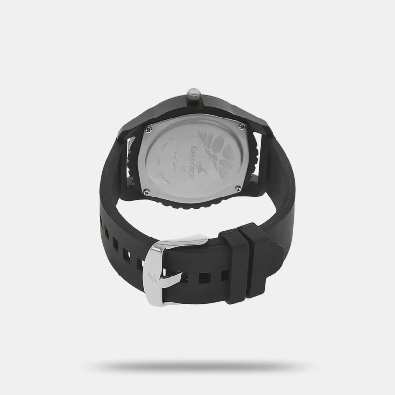 Fastrack Quartz Analog Silver Dial Plastic Strap Watch for Guys - NS3114PP02 - Image 3