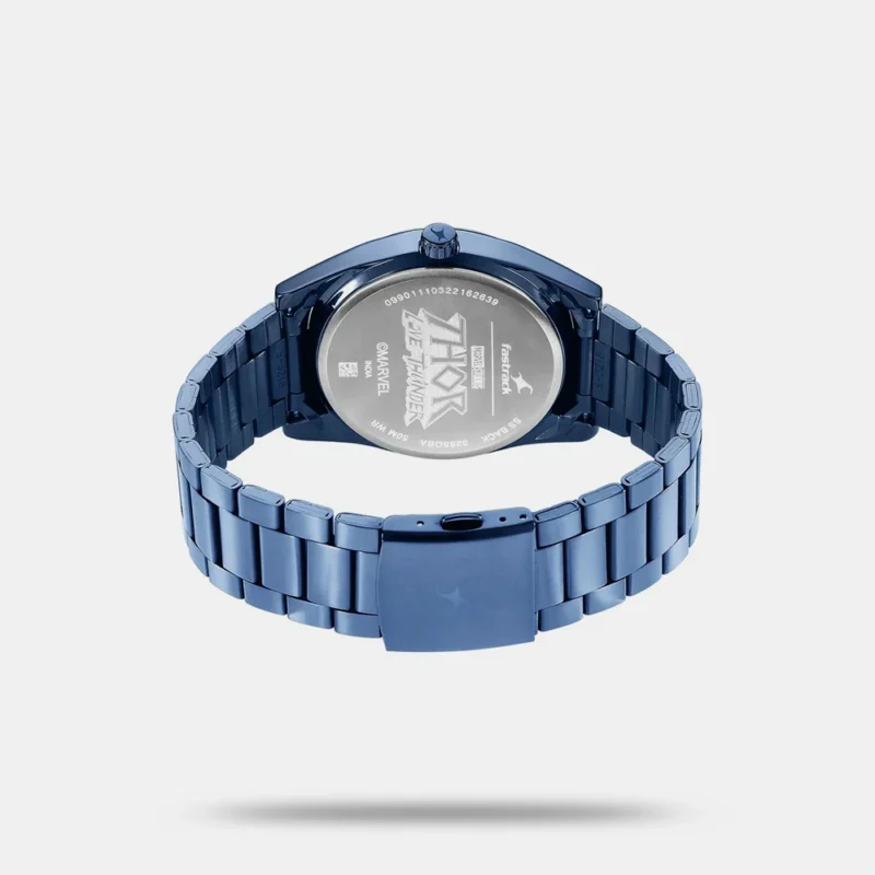 Fastrack Thor Quartz Analog with Date Black Dial Metal Strap Watch for Guys - NS3285QM02 - Image 3