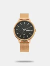 Enchant those nearby with this analog watch from Fastrack. Encased in a 38 mm case, the black round-shaped dial, features a plain 3-hand functionality, quartz movement and a crown for time adjustment. The stainless steel bracelet comes in a SC hue that further elevates the look of the watch. Besides, it has a water resistance of up to 30 m and is completed with a push button clasp to ensure a secure fit on the wrist.