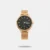Stun everyone in your vicinity with this analog watch from Fastrack. Encased in a 38 mm case, the black round-shaped dial, features a plain 3-hand functionality, quartz movement and a crown for time adjustment. The stainless steel bracelet comes in a SC hue that further elevates the look of the watch. Besides, it has a water resistance of up to 30 m and is completed with a hook buckle to ensure a secure fit on the wrist.