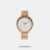 Impress all those around you by donning this analog watch by Fastrack x Thor from Fastrack. The gold round-shaped dial, features a plain 3-hand functionality, quartz movement and a crown for time adjustment. The stainless steel bracelet comes in a white hue that further elevates the look of the watch. Besides, it has a water resistance of up to 30 m and is completed with a hook buckle to ensure a secure fit on the wrist.