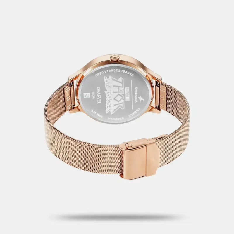 Fastrack Thor Quartz Analog Silver Dial Stainless Steel Strap Watch for Girls - NS6269WM01 - Image 3