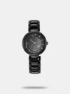 Experience perfection, one second at a time with this women's analog watch from the Stunners collection by Fastrack. The silver round-shaped dial features plain 3-hand functionality for time adjustment. The watch runs on a quartz movement. The metal bracelet comes in a silver hue that additionally boosts the look of the watch. Moreover, it is water resistant up to 30 m and is completed with a push button clasp to ensure a secure fit on the wrist.