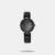 Own this women's analog watch from the Uptown Retreat collection by Fastrack and keep yourself updated with the latest trends. Its brass bracelet flaunts a black hue that accentuates the look of the watch. The grey round dial is nestled in a 37.45 mm case. It showcases plain three hands and a crown for time adjustment. This water resistant watch will be your timeless possession. Besides, it is completed with a jewellery clasp to ensure a secure fit on the wrist.